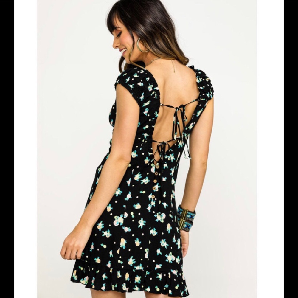 Last 1!! Free People Like a Lady Citrus Dress NWOT - Picture 6 of 8